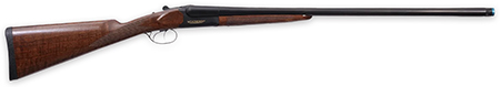 [747115452743] Weatherby OG11228DSM Orion SxS 12 Gauge Break Open 3" 2 Shot 28" Blued Side By Side Barrel, Blued Steel Receiver, Straight English w/Splinter Forend Walnut Stock