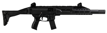 [806703914220] CZ-USA 91422 Scorpion 3+ Carbine 9mm Luger 20+1 16.30" Threaded Barrel w/Removable Faux Suppressor, Polymer Rec, M-LOK Handguard, Folding Stock, Adj. Sights, Ambidextrous Controls
