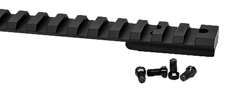 [656813113545] Warne V45020MOA Vapor Picatinny Rail Black Anodized Aluminum Howa 1500/Weatherby Vanguard Except Weatherby MK V Short Action, 20 MOA