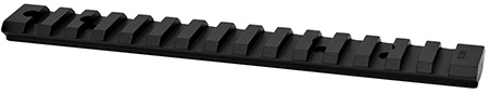 [656813113897] Warne V4T320MOA Vapor Picatinny Rail Black Anodized Aluminum Fits Tikka T3/T3x, 20 MOA
