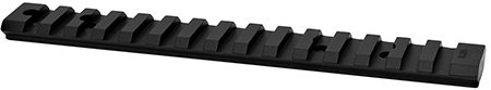 [656813113903] Warne V4T3M Vapor Picatinny Rail Black Anodized Aluminum Fits Tikka T3/T3x, 0 MOA