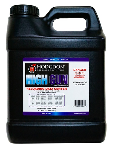 [039288504849] Hodgdon HG8 High Gun Powder Pistol/Shotgun 12 Gauge Gauge 8 lb