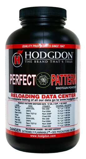 [039288504719] Hodgdon PP1 Perfect Pattern Powder Shotgun 12 Gauge Gauge 1 lb
