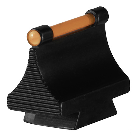 [788130022610] TruGlo TG95530RR 3/8" Dovetail Front Sight  Black | Red Fiber Optic