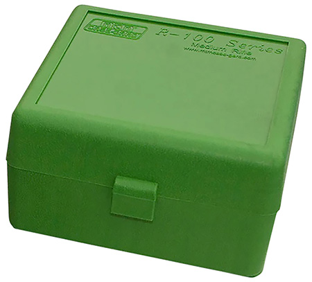 [026057215105] MTM Case-Gard RS10010 Ammo Box Flip-Top 223Rem/204Ruger Green Polypropylene 100rd