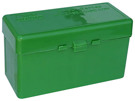 [026057211107] MTM Case-Gard RL6010 Ammo Box Flip-Top 270Win/25-06Rem/30-06Springfield Green Polypropylene 60rd