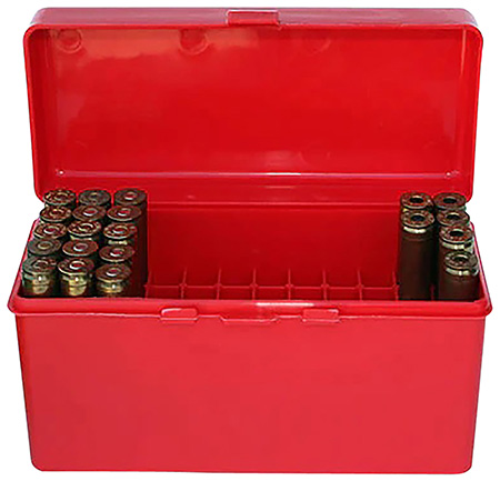 [026057214306] MTM Case-Gard RM6030 Flip-Top  243/308 Win/220 Swift Red Polypropylene 50rd