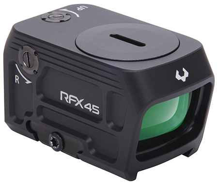 [754003936780] Viridian 9810053 RFX45  Black Anodized 1 x 24 mm x 15.5 mm 5 MOA Green Dot ACRO/RMR