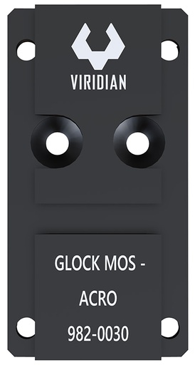 [754003936476] Viridian 9820030 RFX45 Glock MOS Mounting Adapter  Black Anodized