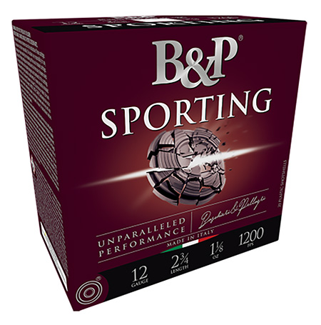 [878122004400] B & P 12B1SCL8 Sporting Clay  12Gauge 2.75" 1oz 8Shot 25 Per Box/10 Case