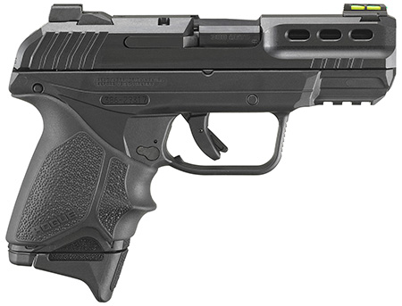 [736676038541] Ruger 3854 Security-380 *MA Compliant 380 ACP 10+1 (3) 3.42" Black Oxide Barrel, Black Serrated Steel Slide, Black Polymer Frame w/Accessory Rail, Hogue Grip