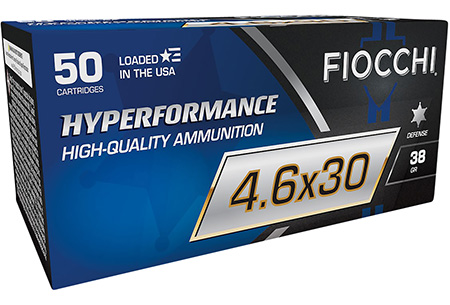 [762344713229] Fiocchi 46EXD Hyperformance  4.6x30mm 38gr Tipped Hollow Point 50 Per Box/20 Case