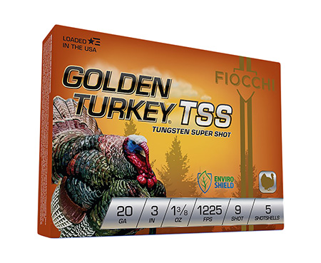 [762344713007] Fiocchi 203TSS9 Golden Turkey TSS 20Gauge 3" 1 3/8oz 9Shot 5 Per Box/10 Case