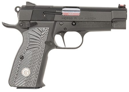 [741566906381] EAA GIRSAN 390430 MCP 35 PI Lightweight Compact Frame 9mm Luger 15+1, 3.88" Stainless Steel Barrel, Matte Black Optic Ready/Serrated Steel Slide, Black Aluminum Frame w/Beavertail, Ambidextrous