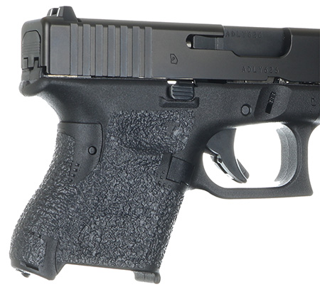[812308025254] Talon Grips EV03R Adhesive Grip  Textured Black Rubber, Fits Subcompact Glock Gen 5