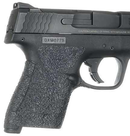 [812308025377] Talon Grips EV05R Adhesive Grip  Textured Black Rubber, Fits S&W Shield, M2.0