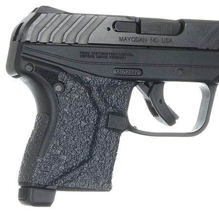 [812308023274] Talon Grips EV10R Adhesive Grip  Textured Black Rubber, Fits Ruger LCP/LCP II