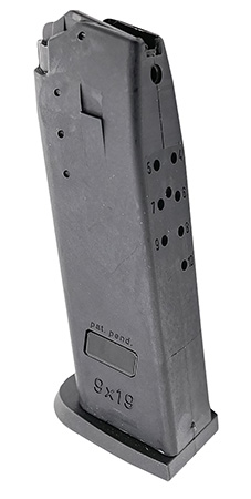 [642230266742] HK 50248611 USP  Black Detachable 10rd 9mm Luger (Full Size)