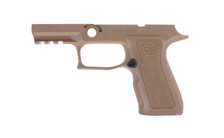 [798681607259] Sig Sauer GRIPMODXC943SMCOY P320 Grip Module X-Series Compact (Small Size Module), 9mm Luger/40 S&W/357 Sig, Coyote Polymer, Fits Sig P320 (3.60"  &  3.90")