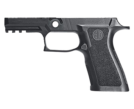 [798681583553] Sig Sauer GRIPMODXCA943MBLK P320 Grip Module X-Series Carry (Medium Size Module), 9mm Luger/40 S&W/357 Sig, Black Polymer, Fits Sig P320 (3.90"  &  4.70")