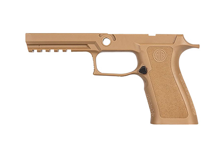 [798681617098] Sig Sauer GRIPMODXF943LGCOY P320 Grip Module X-Series (Large Size Module), 9mm Luger/40 S&W/357 Sig, Coyote Polymer, Fits Full Size Sig P320 (4.70")