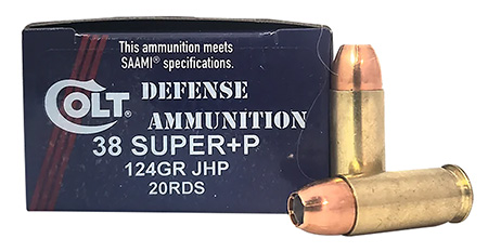 [091037282651] DoubleTap Ammunition 38SU124CT Doubletap Defense 38Super+P 124gr Jacket Hollow Point 20 Per Box/10 Case
