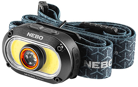 [645397002178] NEBO NEBHLP1005 Mycro 500+ Rechargeable Headlamp  Black |