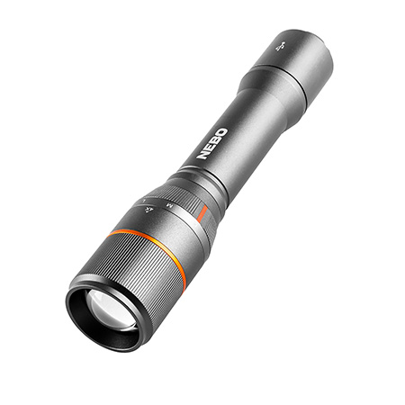 [645397937500] NEBO NEBFLT0020 Davinci 2000 Flashlight  Gray 200/800/2,000 Lumens White LED