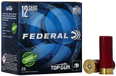[604544692112] Federal GMT12178 Premium Paper Wad 12Gauge 2.75" 1oz 8Shot 25 Per Box/10 Case