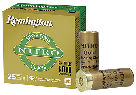 [047700201320] Remington Ammunition R20132 Premier Nitro Sporting Clay 12 Gauge 2.75" 1 oz 7.5 Shot 25 Per Box/ 10 Cs