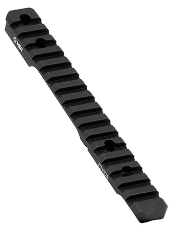 [723905909758] Mdt Sporting Goods Inc 102187BLK Picatinny Scope Rail  Black Anodized Aluminum 11" Long, Fits Remington 700 SA, 20 MOA