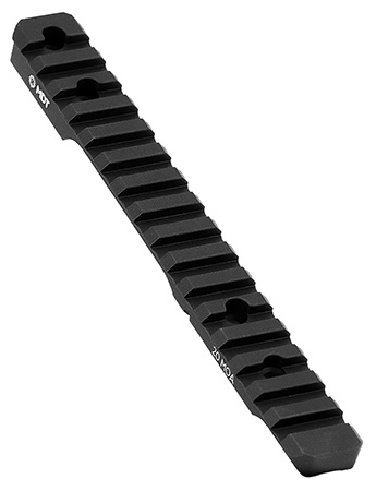 [682157394340] Mdt Sporting Goods Inc 104505BLK Picatinny Scope Rail  Black Anodized 11" Long Fits Tikka T1X Rimfire Action, 20 MOA