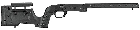 [682157399642] Mdt Sporting Goods Inc 104689BLK XRS Chassis Black Aluminum Core with Polymer Panels, Adj. Cheekrest, M-LOK Forend, Interchangeable Grips, AICS Mag Compatible, Fits Short Action Tikka T3