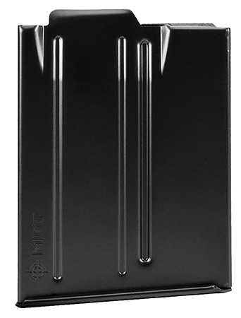 [723905910778] Mdt Sporting Goods Inc 102013BLK AICS Magazine  10rd Extended 308/6.5 Creedmoor Short Action Black Steel w/ Binder Plate