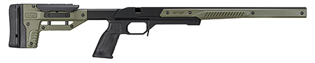 [709951110874] Mdt Sporting Goods Inc 104226ODG Oryx Chassis OD Green/Black Aluminum, Adj. Cheekrest, M-LOK Forend, AR-Style Grip, Barricade Stop, AICS Mag Compatible, Fits Short Action Savage Axis