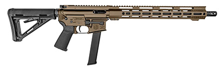 [810035755727] Diamondback DB1418P061 DB15  9mm Luger 32+1 16", FDE Rec/M-Lok Handgaurd, Carbon Lower, Black Magpul CTR Stock/K2 Grip, Flash Hider