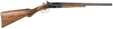 [814230101471] Cimarron CB187820 1878 Coach 12 Gauge Break Open 3" Chamber 2rd 20" Blued Barrel, Color Case Hardened Rec with External Hammer, Walnut Furniture, Bead Front Sight