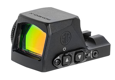 [798681688180] Sig Sauer Electro-Optics SORX1000 Romeo-X Pro Black Anodized 1 x 24 mm 2 MOA Red Dot/32 MOA Circle Multi Reticle