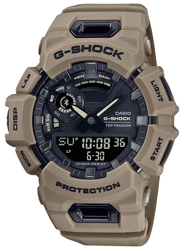 [889232322698] G-shock/vlc Distribution GBA900UU5A G-Shock Tactical Brown Stainless Steel Bezel 145-215mm
