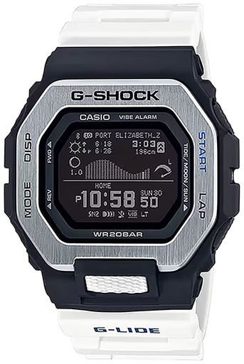 [889232269436] G-shock/vlc Distribution GBX1007CR G-Shock Tactical Black/White Stainless Steel Bezel