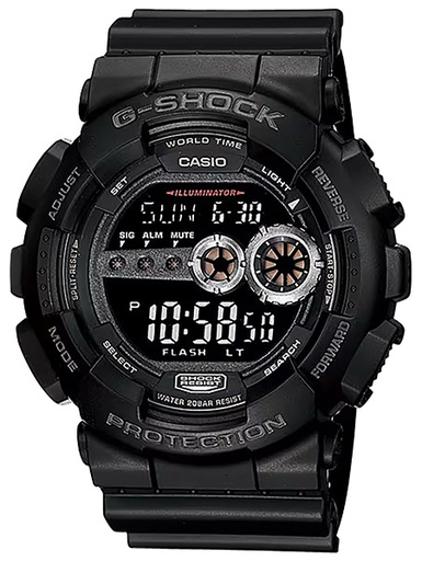 [079767925109] G-shock/vlc Distribution GD1001B G-Shock Tactical Black Stainless Steel Bezel