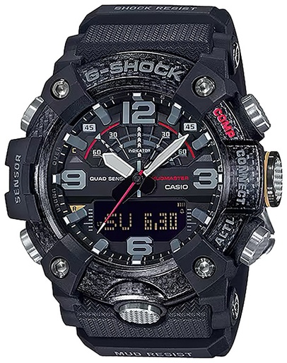 [889232235486] G-shock/vlc Distribution GGB1001A G-Shock Tactical MudMaster Keep Time Black Size 145-215mm Features Digital Compass