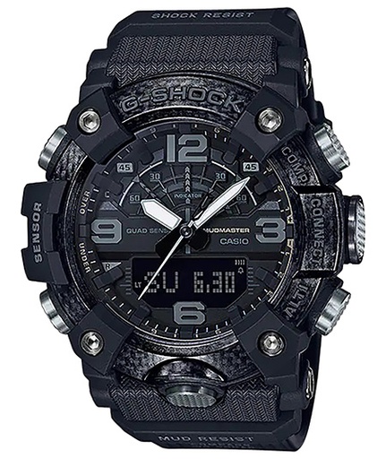 [889232252827] G-shock/vlc Distribution GGB1001B G-Shock Tactical MudMaster Keep Time Blackout Size 145-215mm Features Digital Compass