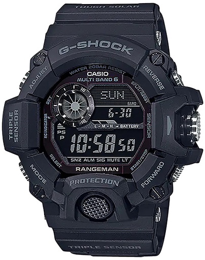 [889232252193] G-shock/vlc Distribution GW94001B G-Shock Tactical Rangeman Keep Time Blackout Size 145-215mm Features Digital Compass