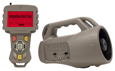 [831621010129] Foxpro PROWLER Prowler  Digital Call Attracts Predators Features TX433 Transmitter Tan ABS Polymer