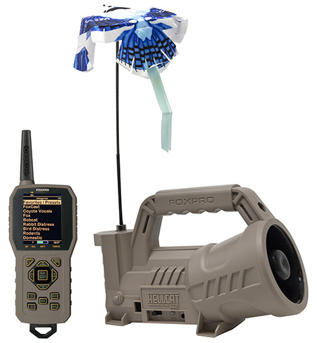[831621010112] Foxpro HELLCATPRO Hellcat Pro  Digital Call Attracts Predators Features TX1000 Transmitter Tan ABS Polymer