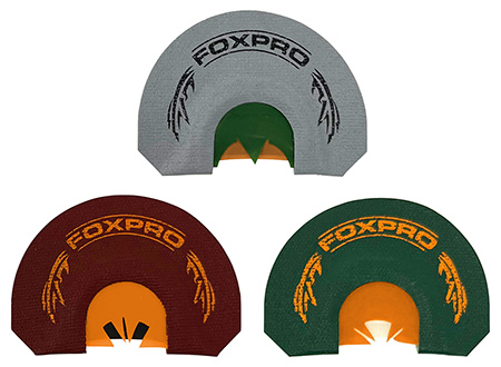 [831621010198] Foxpro CSBRDTKRCOMBO Beardtaker Combo Diaphragm Call Attracts Turkey Gray/Green/Red 3 Pack