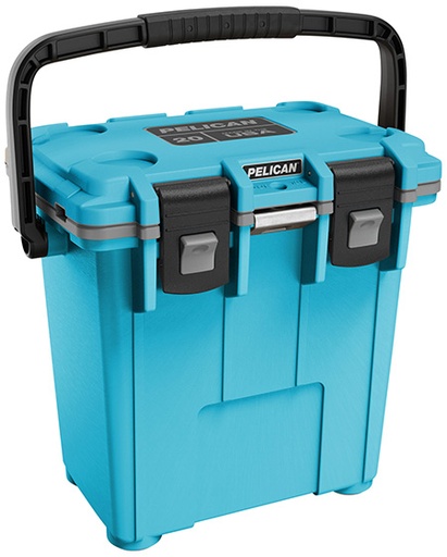 [825494076313] PELICAN 20Q-1-CLBLUGRY 20QT ELITE COOLER BLU/GRY