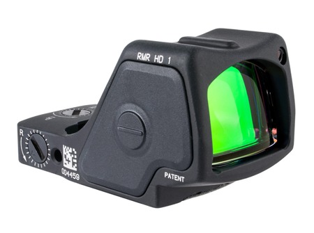 [719307619210] Trijicon 3200001 RMR HD Matte Black 1 x 0.89" x 0.67" 1 MOA Red Dot/55 MOA Circle Multi Reticle