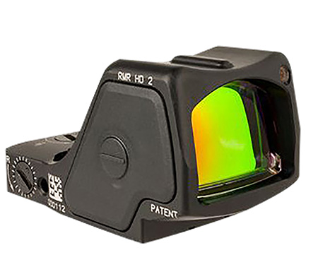 [719307619227] Trijicon 3200002 RMR HD Matte Black 1 x 0.89" x 0.67" 3.25 MOA Red Dot/55 MOA Circle Multi Reticle